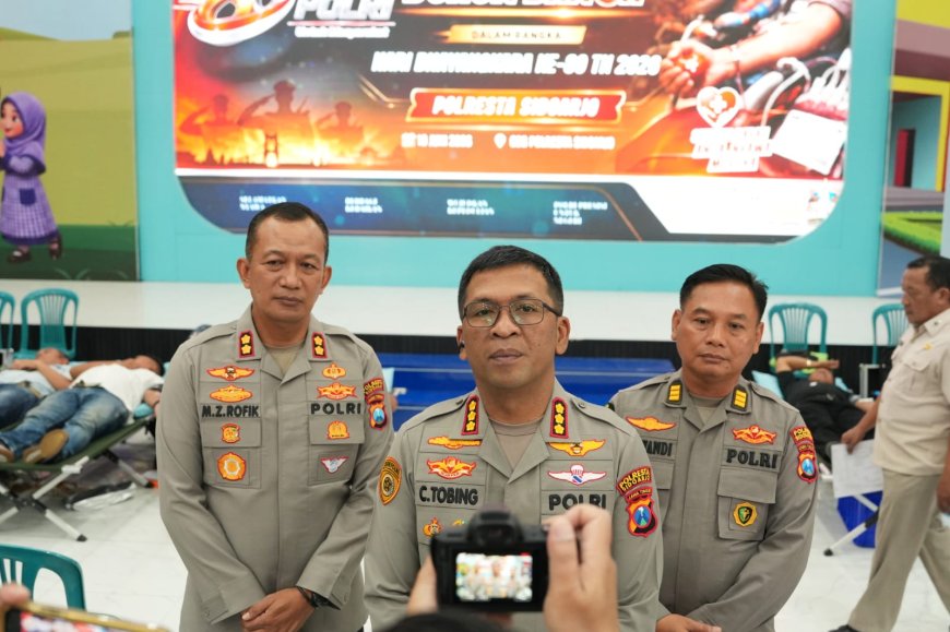 Donor Darah Jadi Bagian dari Rangkaian Hari Bhayangkara yang Humanis